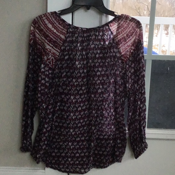 Velvet by Graham & Spencer sheer top. Size M. - Picture 3 of 5
